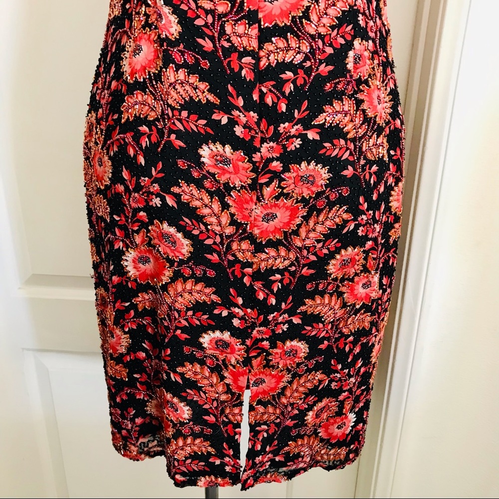 Silk Dress~Stunning & Beaded / Paradise..NY. / Host Pick - Picture 7 of 16